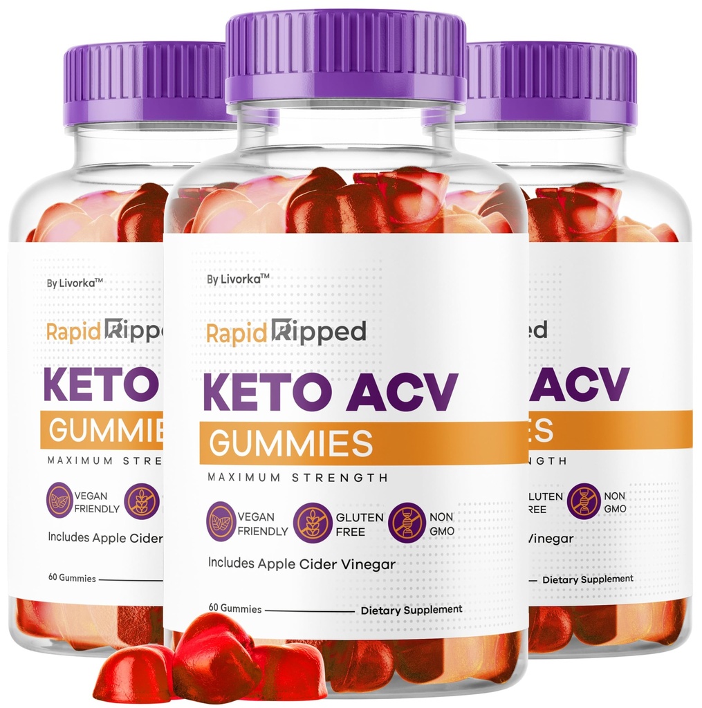 (3 πακέτο) Rapid Rippped Keto ACV Gummies Advanced Formula 1050MG, RapidRippped Keto Apple Cider Vinegar Gummie, RapidRipedKeto και ACV Gummys Support, 180 Gummies για 3 μήνες