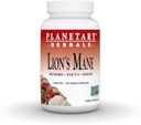 Planetary Herbals Lion's Mane, for Memory, Focus, and Mood*, 1.000 mg - 90 Vegan Capsles