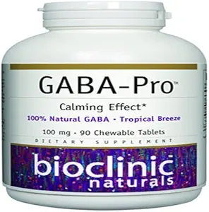 GABA - Pro - Natural 90 Chewable Tablets by Bioclinic Naturals