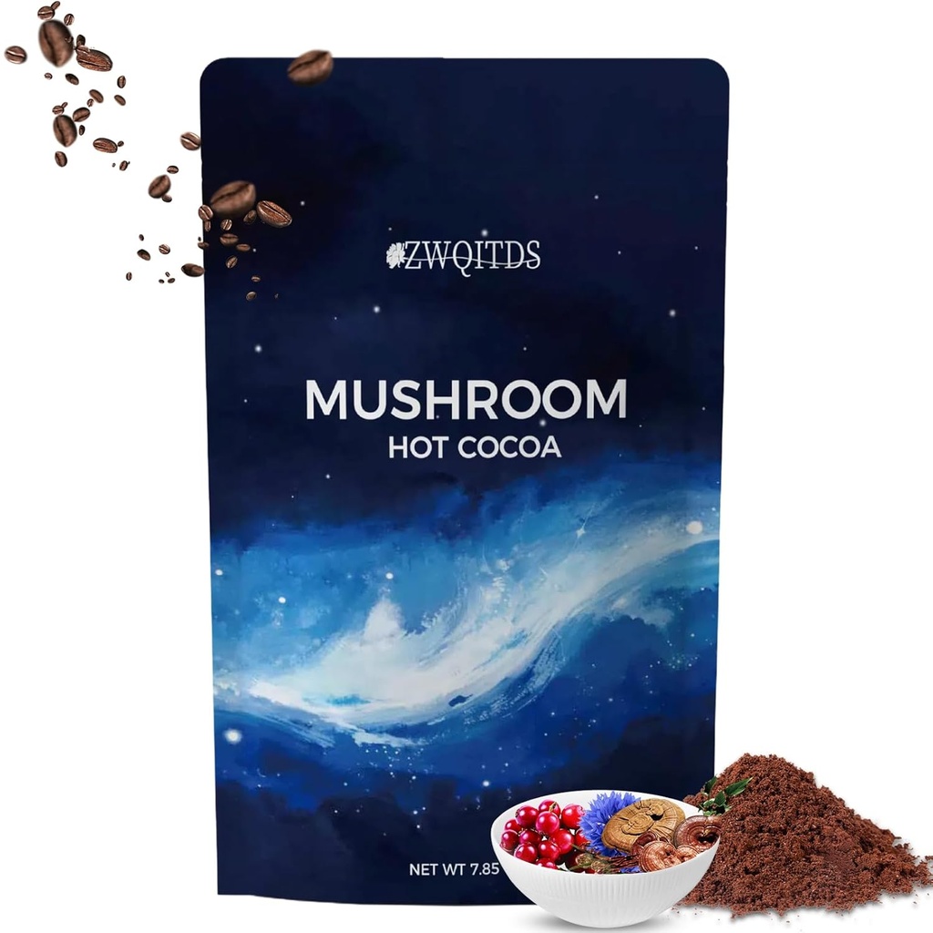 Mushroom Hot Κακάο, Μελατονίνη Βοήθεια για τον Ύπνο 