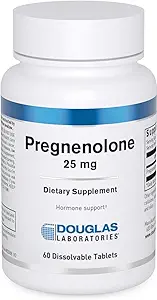 Douglas Laboratories Pregnenolone (25 mg) - For Pancreas, Cortisol & Liver Support* - Pregnenolone Supplement - Non-GMO - 60 Tablets