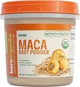 BareOrganics Maca Root Powder, Organic, Vegan, Non-GMO, Gluten-Free, Energy & Stamina Support, 8 oz