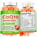 2 Συσκευασίες CoQ10 Gummies 250 mg, Plus Omega-3, Μαγνήσιο, Βιταμίνη B12 για Κυτταρική Ενέργεια, Εγκεφαλικό & Αντιοξειδωτικό, 5X Καλύτερη Απορρόφηση Συνένζυμο Q10 Συμπλήρωμα - 120 Cts