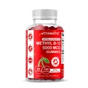 Vitamatic Extra Strength Vitamin B12 5000 mcg (Methyl B12) Gummies - 120 Count - Ενέργεια Μεταβολισμός Υποστήριξη και το νευρικό σύστημα Υγεία Υποστήριξη, Φυσικό κεράσι Γεύση (1)