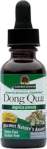 Nature's Answer Dong Quai Womens Support Supplement - Female Hormonal Support, Female Wellness Supplement, Liquid Extract, Alcohol Free, Gluten Free, Kosher - 1 oz