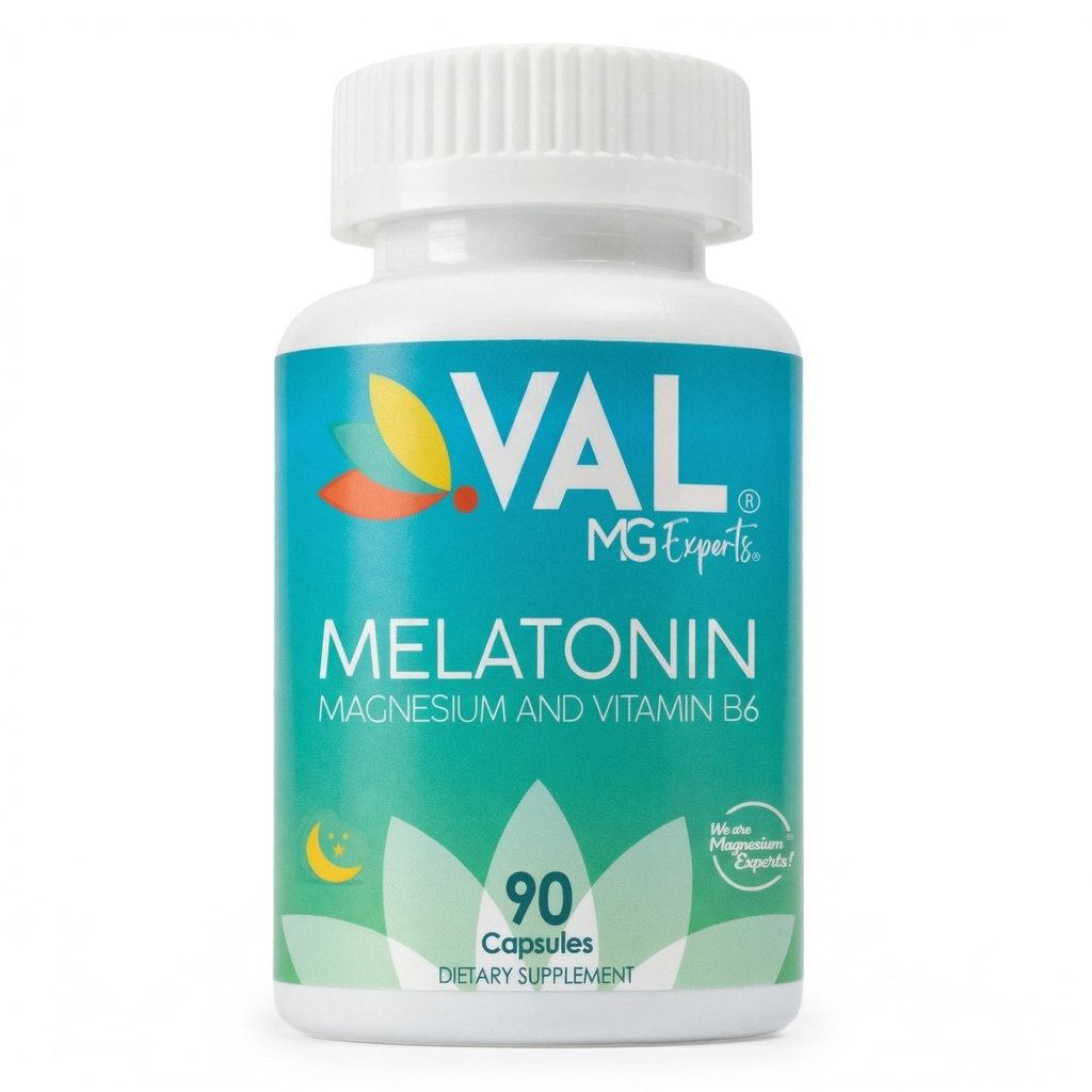 VAL Mg Εμπειρογνώμονες μελατονίνη 3mg με βιταμίνη B6 & μαγνήσιο 