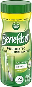 Beneiber Καθημερινή Prebiotic Fiber Supplement Powder για Digestive Health, Daily Fiber Powder, Unflaved - 62 Υπηρεσίες (8,7 Ουγγιά)