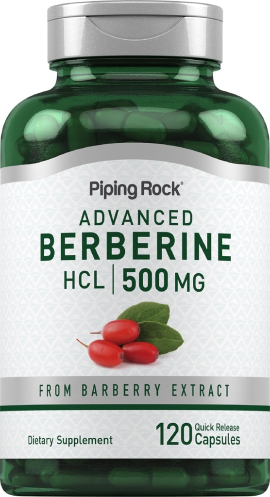 Piping Rock Berberine HCL συμπλήρωμα 