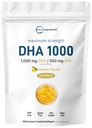 Ωμέγα 3 Fish Oil DHA Συμπληρώματα 1000mg με EPA 500mg, 200 Softgels – Λεμόνι Γεύση, Burpless (Enteric Coated) 