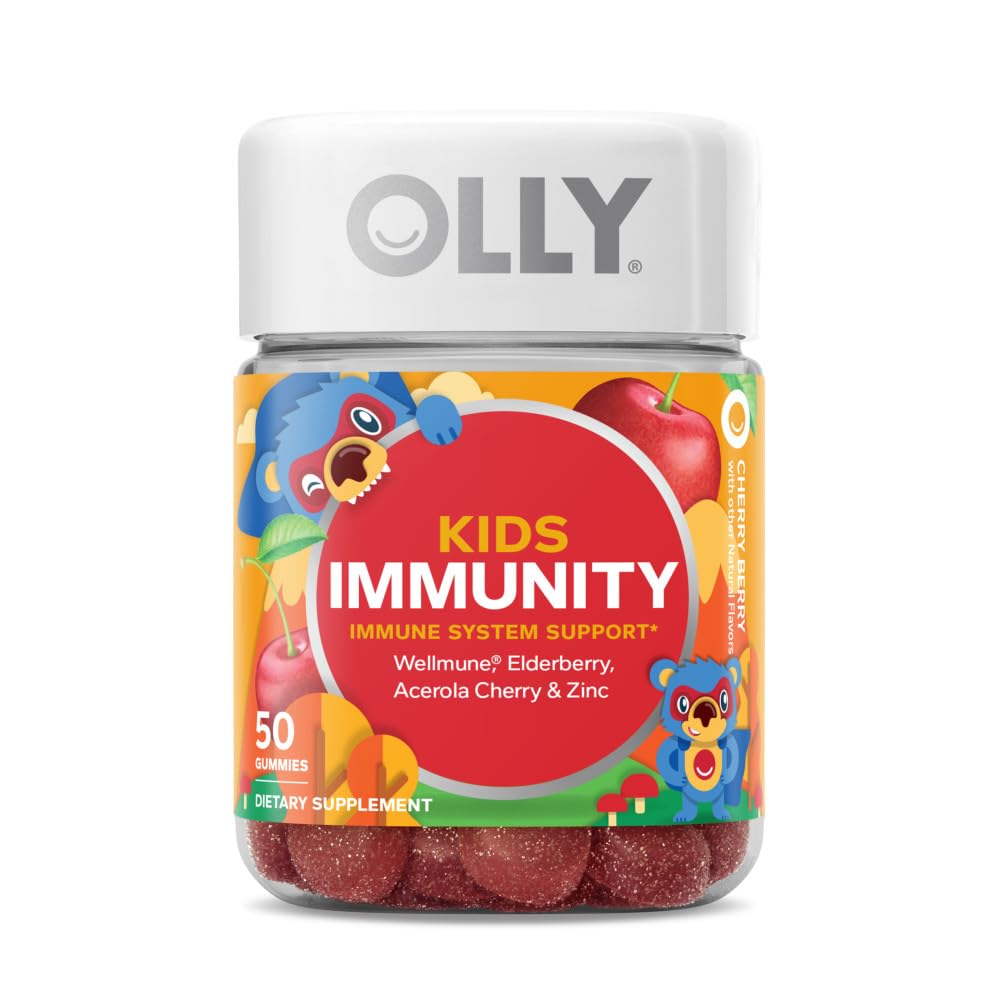 OLLY Παιδιά Ύπνος & Ασυλία Gummy, Μελατονίνη, Wellmune, Elderberry, 50 κόμης