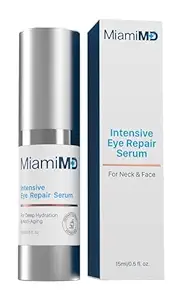MiamiMD Eye Serum (15ml) Under Eye Treatment for Dark Circles & Crow's Feet - Serum for All Skin Type - Αντιγηραντική κρέμα - Μειώνει την ατονία - Για την Ημέρα & τη Νύχτα Χρήση