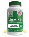 Υγεία Thru Διατροφή Βιταμίνη D3 2000iu 365 Mini Softgels για τα μέγιστα οφέλη  Βαθμός σε EVOO 