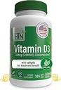 Health Thru Nutrition Vitamin D3 2000iu 365 Mini Softgels for Maximum Benefits | Year Supply | 50mcg Cholecalciferol | 3rd Party Tested | Non-GMO USP Grade in EVOO | Immune Health Support