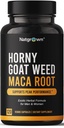 Natgrown Horny Goat Weed and Maca Root Extract Supplement for Men & Women (Epimedium Extract, Hornygoatweed) Κάψουλες Vegan -120 Ct
