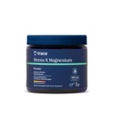 Trace Minerals | Stress-X Magnesium Powder | Stress Relief, Regularity, Relax, Sleep, Energy, Relaxes Muscles, Cell Function | Non-GMO, Gluten Free, and Certified Vegan | Raspberry Lemon Flavor|8.5 oz
