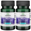Swanson Iron (Ferrous Fumarate) - Συμπλήρωμα Ορυκτών Προωθώντας την Ενεργειακή Υποστήριξη - Υψηλής Συγκέντρωσης Formula Βοηθάει στην Παράδοση Οξυγόνου & Λιπαρά Οξέα Μεταβολισμός 60 Sgels (2 Pack)