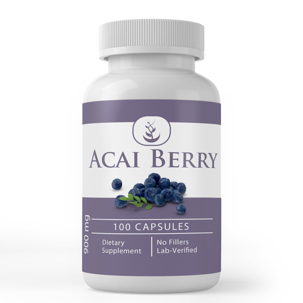 ΑΡΩΜΑ ΑΡΧΙΚΑ ΣΥΣΤΑΤΙΚΑ Acai Berry (100 κάψουλες) Όχι Μαγνήσιο ή Ρύζι Fillers, Πάντα καθαρό, Εργαστήριο Επαληθευμένο