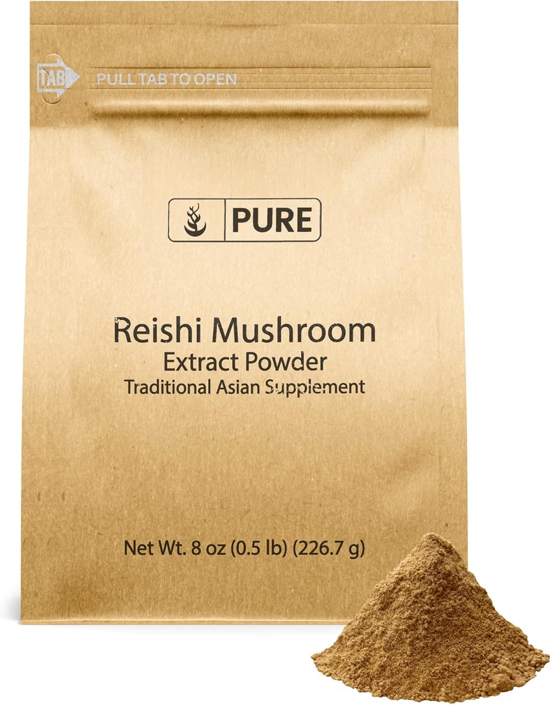 ΑΝΩΤΑΤΑ ΑΡΧΙΚΑ ΣΥΣΤΑΤΙΚΑ Reishi Mushroom (8oz) Lingzhi, Παραδοσιακό Συμπλήρωμα, Μη ΓΤΟ, Εργαστήριο-εξαεριζόμενο