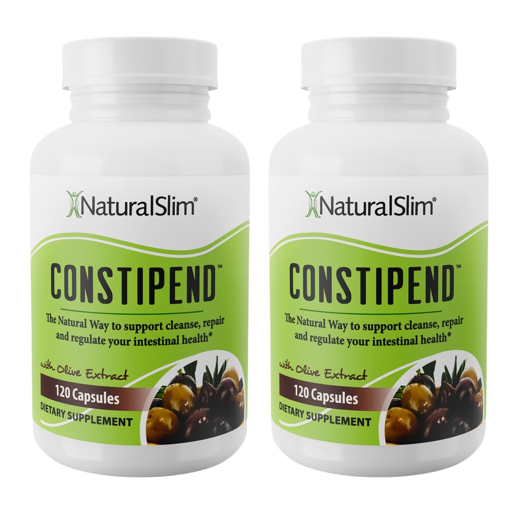 Naturalslim oxide μαγνησίου - Συντηρείται για την ανακούφιση της δυσκοιλιότητας, Colon Cleanser & Stool Αποσκληρυντές για γυναίκες & άνδρες με Κιτρικό μαγνήσιο, Ασπαρτικό, & εκχύλισμα ελιάς - 120 κάψουλες λαχανικών 2 Συσκευασία