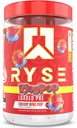 RYSE φορτωμένο πριν από την προπόνηση σκόνη - Ring Pop Cherry - Καθημερινή προ-εργασία για άνδρες και γυναίκες με 325mg καφεΐνη, Beta Alanine, και κιτρουλίνη για αντλία, εστίαση, και ενέργεια - 30 εξυπηρετούν