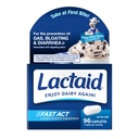 Lactaid Γρήγορη πράξη δυσανεξίας της λακτόζης με Lactase Enzyme, Γαλακτοκομική ανακούφιση από το αέριο, Bloating & Diarrhea, 9000 χάπια δυσανεξίας της λακτόζης FCC, 96 μεμονωμένες συσκευασίες ταξιδιού On-The-Go (96 x 1 ct)