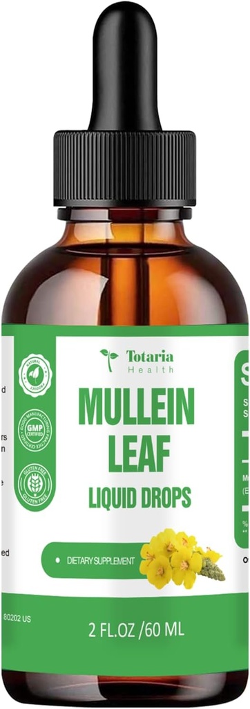 Totaria Mullein Drops Pure Mullein Leaf Extract, 2 FL.OZ