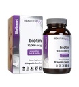 Bluebonnet Διατροφή Όμορφη Ally Biotin 10.000 mcg, Ενίσχυση μαλλιών & νυχιών*, μη GMO, Vegan, Kosher Πιστοποιημένο, χωρίς γλουτένη, χωρίς σόγια, 90 κάψουλες λαχανικών, 90 εξυπηρετούν