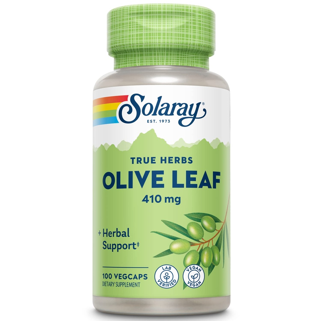 Καψάκια ελιάς SOLARAY, 410 mg 
