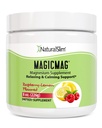 NaturalSlim MagicMag Magnesium Citrate Powder for Stress, Constipation, Muscle & Heart Health, Better Rest & Digestive Support, Magnesium Supplement for Women and Men, 8 oz – Raspberry Lemon