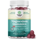Sugar-free Επιπλέον δύναμη Ηρεμία Μαγνήσιο Gummies για ενήλικες - Χαλαρωτικό Μαγνήσιο Citrate Gummies με Elemental Mag - Βοηθητικό ύπνου Μαλακό μασήματα Βατόμουρο Γεύση - σώμα & μυαλό Χαλάρωση - 60 κόμης