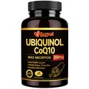 Ubiquinol CoQ10-200mg-Softgels με Βιταμίνη Ε & Ωμέγα 3, Υψηλή απορρόφηση Συνένζυμο Q10 Υποστήριξη Καρδιά Υγεία & Ενέργεια-Παραγωγή Ισχυρό-Αντιοξειδωτικό, 120 Μετρήσεις