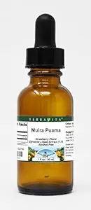 Terravita Muira Puama Glycerite Liquid Extract (1:5) - Strawberry Flavored (1 oz, ZIN: 522758) - 3 Pack