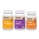 Renzo's Vitamins Back to School Bundle, Bright & Brainy Vitamin B6, Picky Eater Kids Multivitamin, and Kids Vitamin C with Elderberry & Zinc for Immune Support