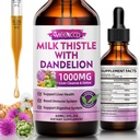 MEENCCD Milk Thistle Liquid Drops - Milk Thistle Supplement with Silymarin, Antioxidant Support, Vegan, Non-GMO, 2 Fl Oz