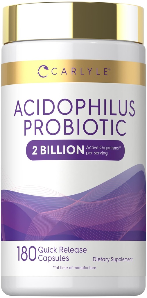 Carlyle Acidophilus Probiotic for Women & Men's Digestive Health 