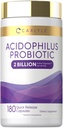 Carlyle Acidophilus Probiotic for Women & Men's Digestive Health | 2 Billion CFU | 180 Quick Release Capsules | Non-GMO & Gluten Free