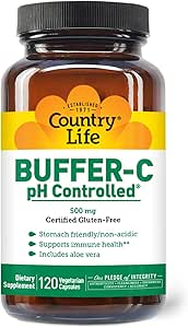 Country Life Buffer-C 500 mg (veg Caps), 120-Count