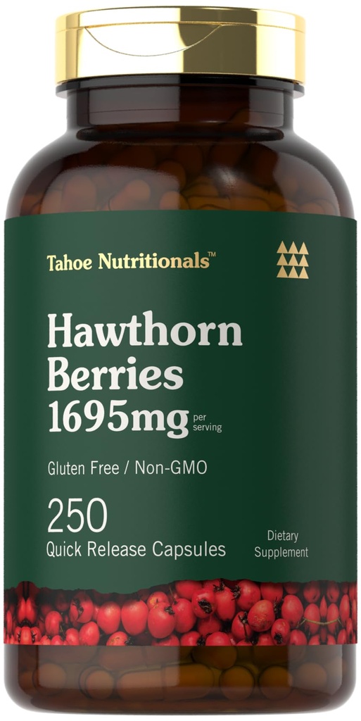 Tahoe Διατροφικές κάψουλες Hawthorn Berry 