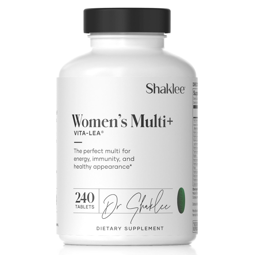 Shaklee - Vita- Lea® Γυναίκες υψηλής περιεκτικότητας πολυβιταμίνες & πολυμινικές για γυναίκες - Προγεννητική / μεταγεννητική υποστήριξη με 800 mcg Φολικό οξύ, 200 mcg Ιώδιο, 18 mg Σιδήρου - 240 δισκία