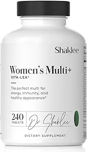 Shaklee - Vita- Lea® Γυναίκες υψηλής περιεκτικότητας πολυβιταμίνες & πολυμινικές για γυναίκες - Προγεννητική / μεταγεννητική υποστήριξη με 800 mcg Φολικό οξύ, 200 mcg Ιώδιο, 18 mg Σιδήρου - 240 δισκία