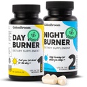 ColonBroom Day & Night Burner Συμπληρώματα, Χάπια για γυναίκες / άνδρες με Ινουλίνη, L-καρνιτίνη, Συνένζυμο Q 10, Grain of Paradise and More, Colon Broom 60 Vegan Κάψουλες ανά εμπορευματοκιβώτιο