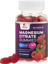 Magnesium Citrate Gummies for Adults & Kids - High Absorption Magnesium Supplements - Premium Calm, Relaxation, Muscle, Nerve, Bone & Heart Support - Great-Tasting Vegan Gummy Supplement - 120 Gummies