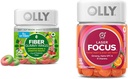 OLLY Gummy Δαχτυλίδια Ίνες 50ct & Laser Focus Gummy 36 Count