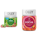 OLLY Gummy Δαχτυλίδια Ίνες 50ct & Laser Focus Gummy 36 Count