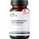 Σχέδια για την υγεία Σταθεροποιημένο R-Lipoic Acid Supreme - 100mg RLA Supplement with Taurine - Μη ΓΤΟ, Χωρίς γλουτένη (60 κάψουλες)
