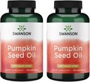 Swanson Pumpkin Seed Oil - Υψηλής Βιοδιαθέσιμης EFAs - (100 κάψουλες Softgel, 1000mg το καθένα) 2 Συσκευασία