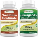 Picolinate χρώμιο 200 mcg & εκχύλισμα Ashwagandha 500 Mg