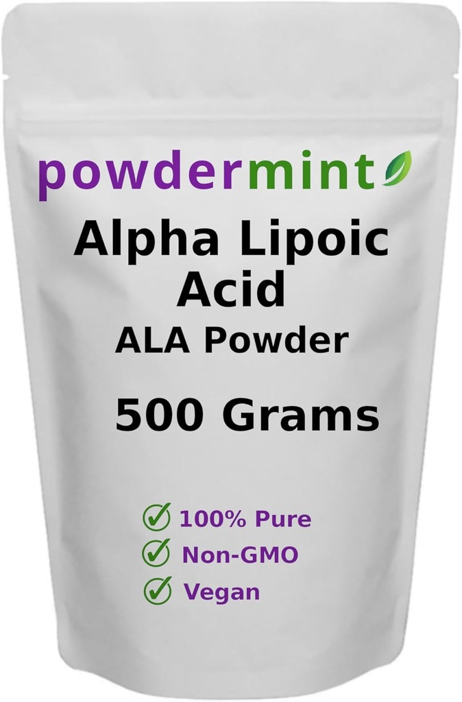 Αλφά Lipoic Acid Powder (RS-ALA, Aure ALA) (Πολλαπλά μεγέθη) Αντιοξειδωτικό (ALA Powder) Scoop Περιλαμβάνεται