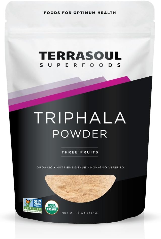 Terrasoul Superfoods οργανική σκόνη Triphala -1 λίρα