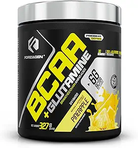 Forzagen BCAAS Amino Acids Powder with Glutamine BCAA Powder, Branched Chain Amino Acids Supplements Powder, BCAA Lean Energy Pre Workout - Post Workout Muscle Recovery Powder, 30 Servings